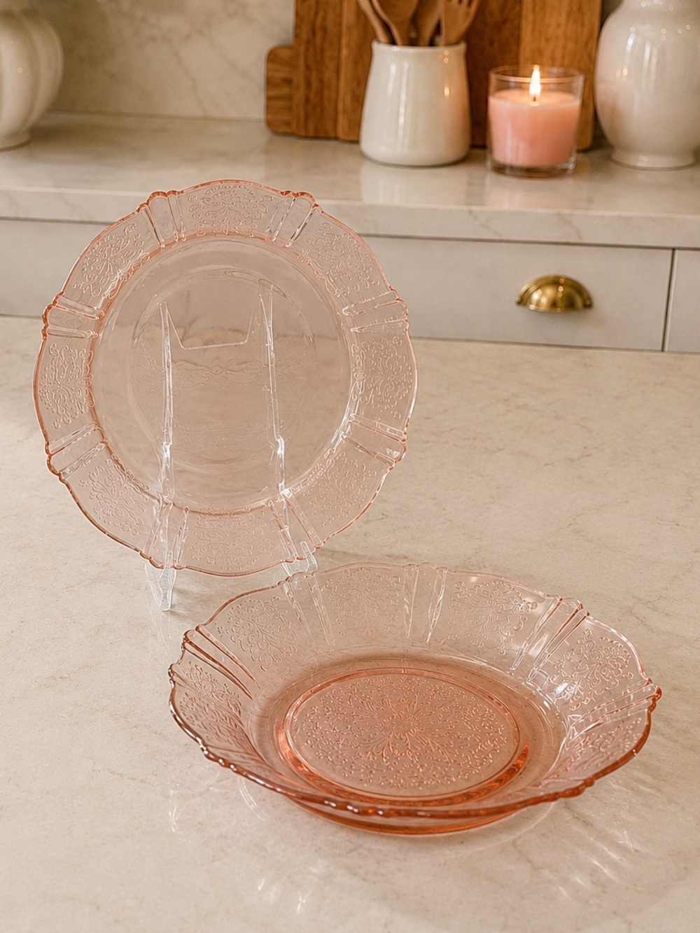 (6) MacBeth-Evans “American Sweetheart” Pink Depression Glass Berry Bowls